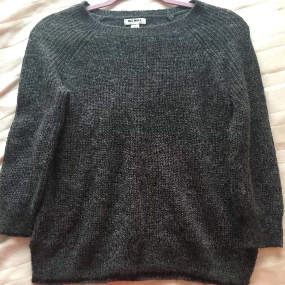 Gray sweater